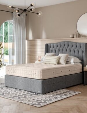 Hypnos Luxurious Earth 01 Divan Bed Set On Castors